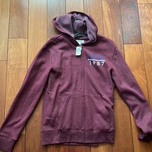 Aeropostale Medium Burgundy Hoodie (New)